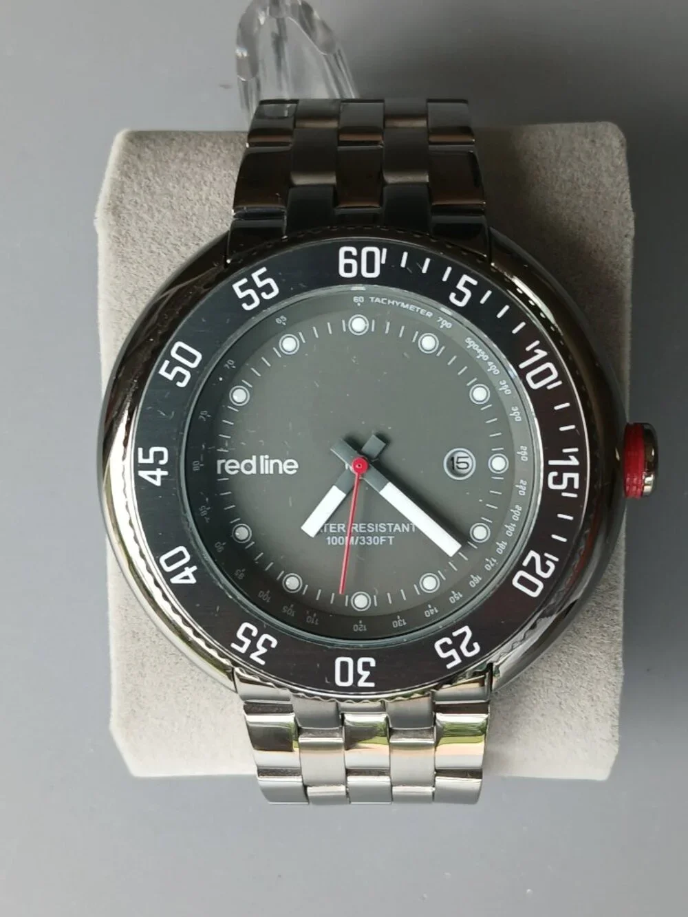 Redline watch stainless
